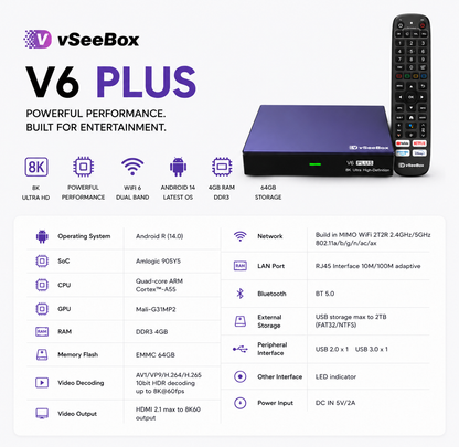 vSeeBox V6 Plus